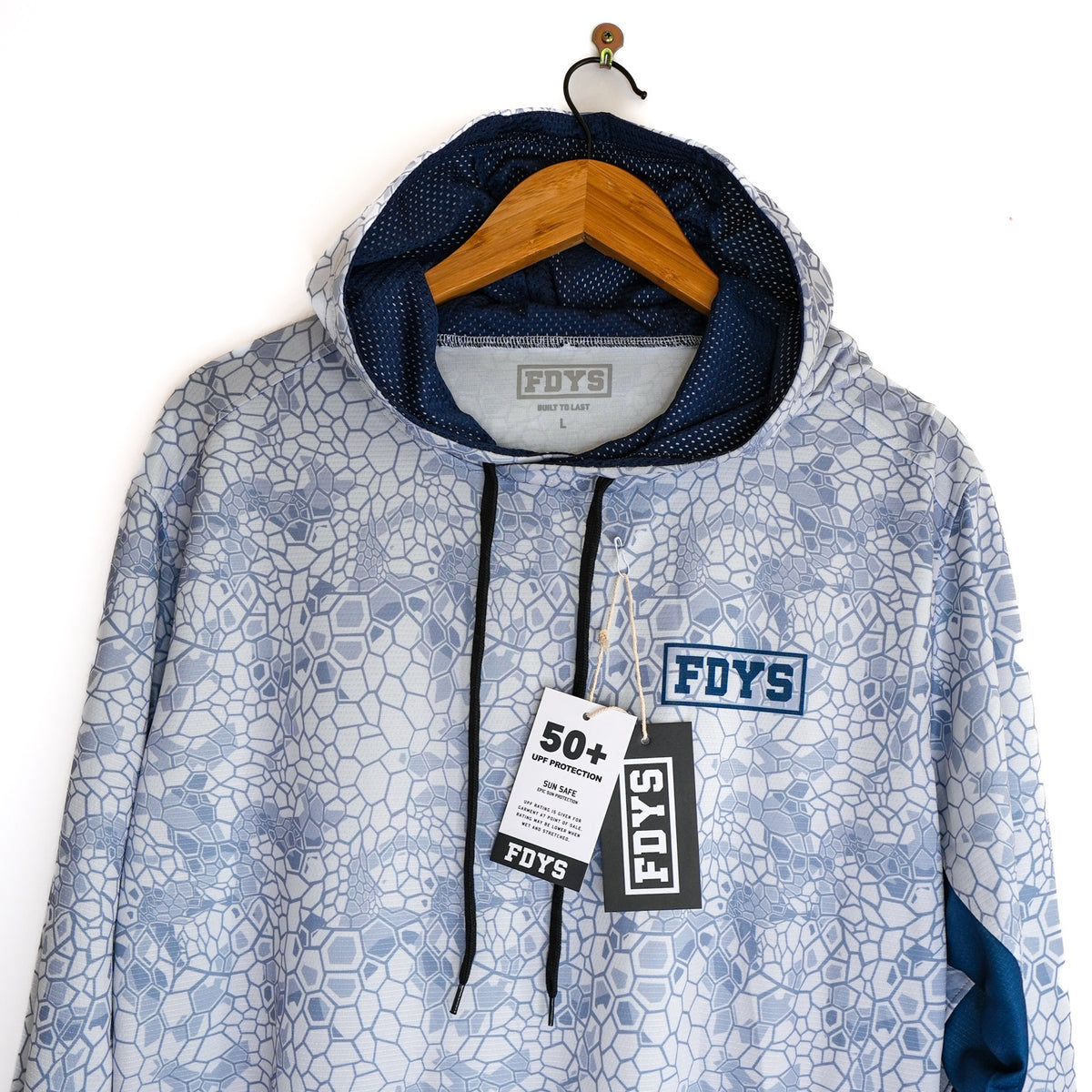 Savage Elements Hooded Fishing Jersey - White Camo