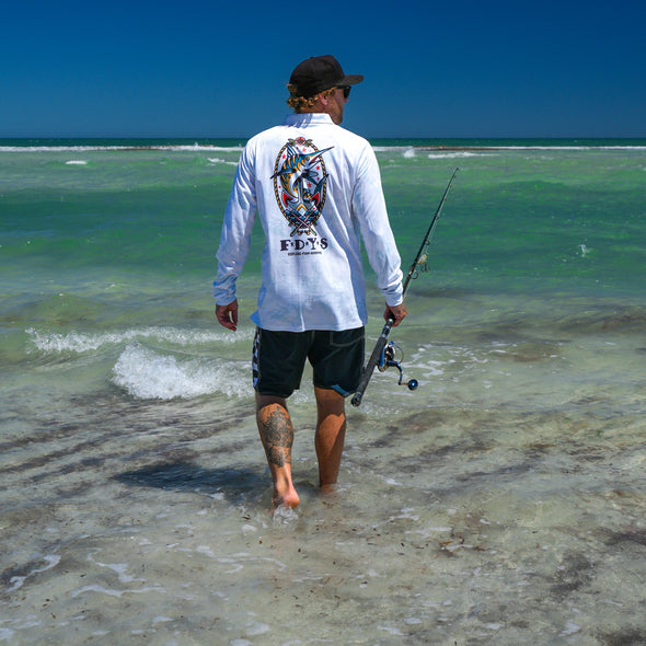 Reeflex Fishing Jersey - White Camo
