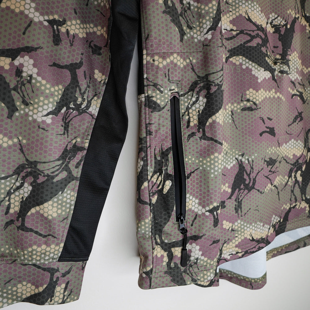 Savage Elements Hooded Fishing Jersey - Army Camo