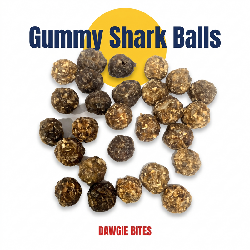 Dawgie Bites Gummy Shark Balls dog treat product image