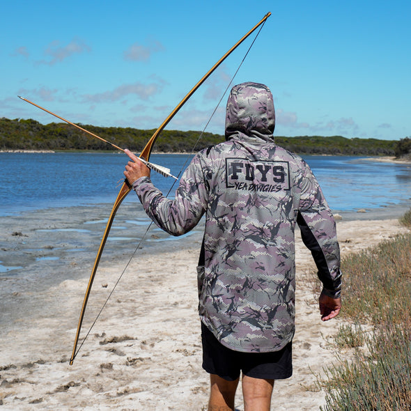 Savage Elements Hooded Fishing Jersey - Army Camo
