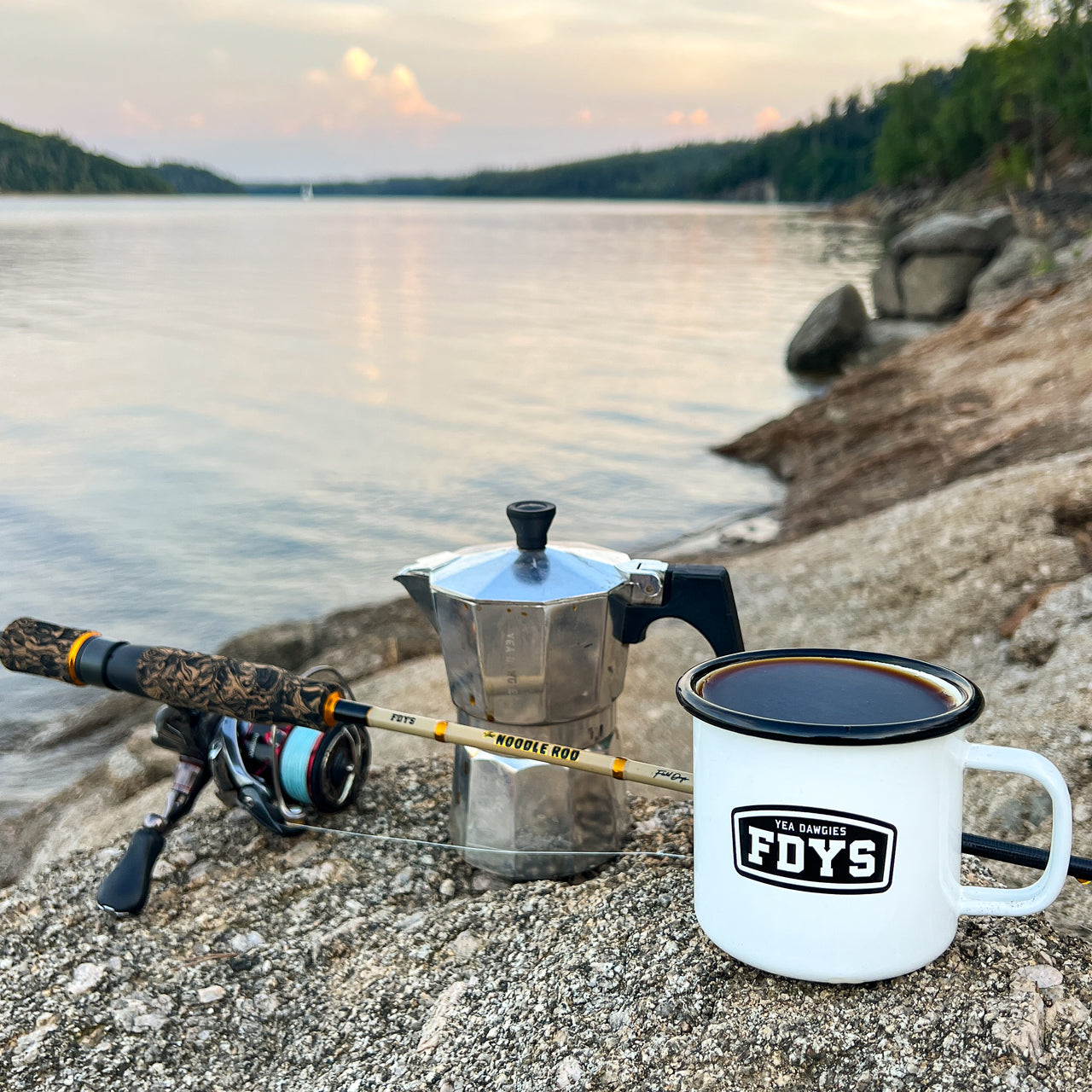 Yea Dawgies Enamel Coffee Mug