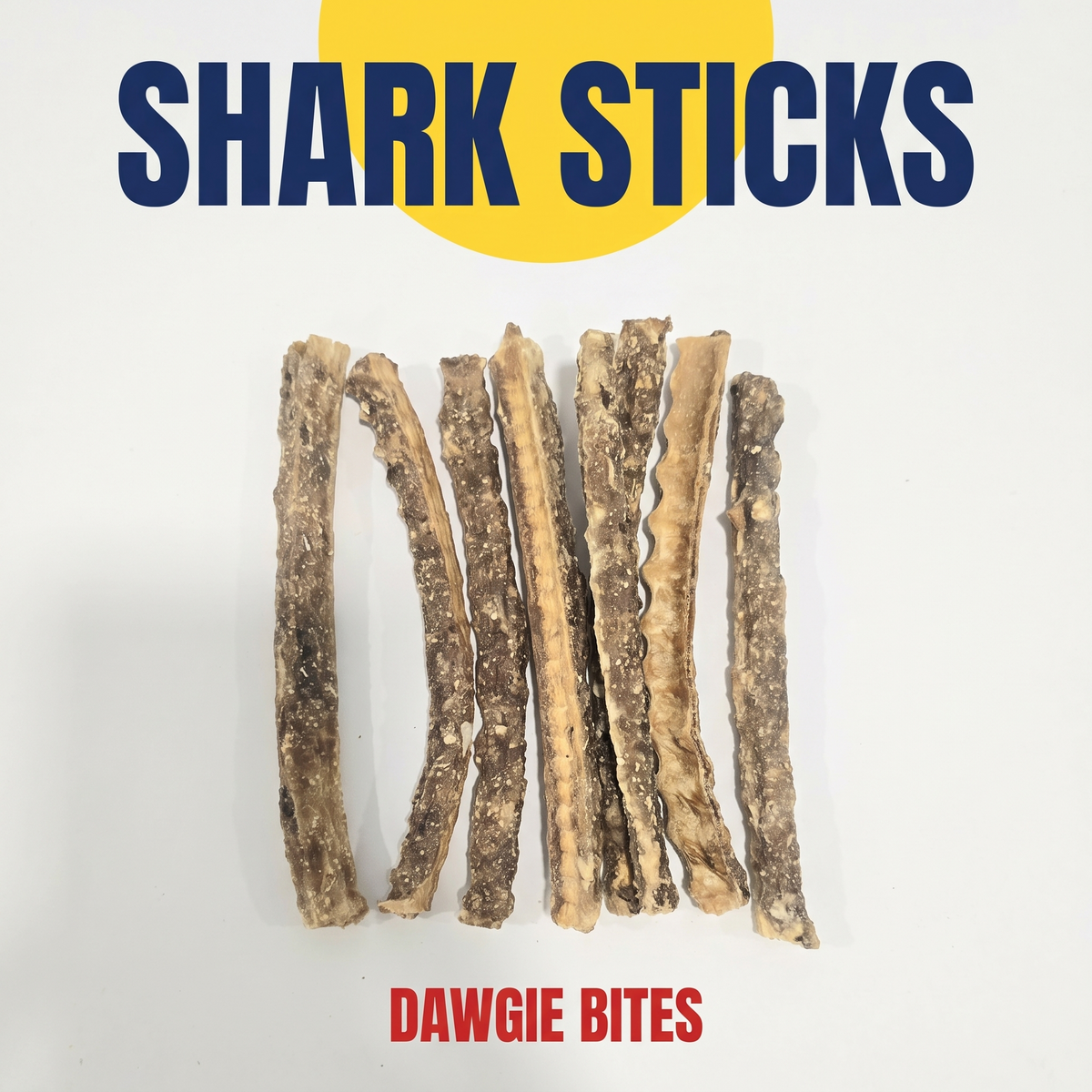 Dawgie Bites Shark Sticks dried dog treats product image