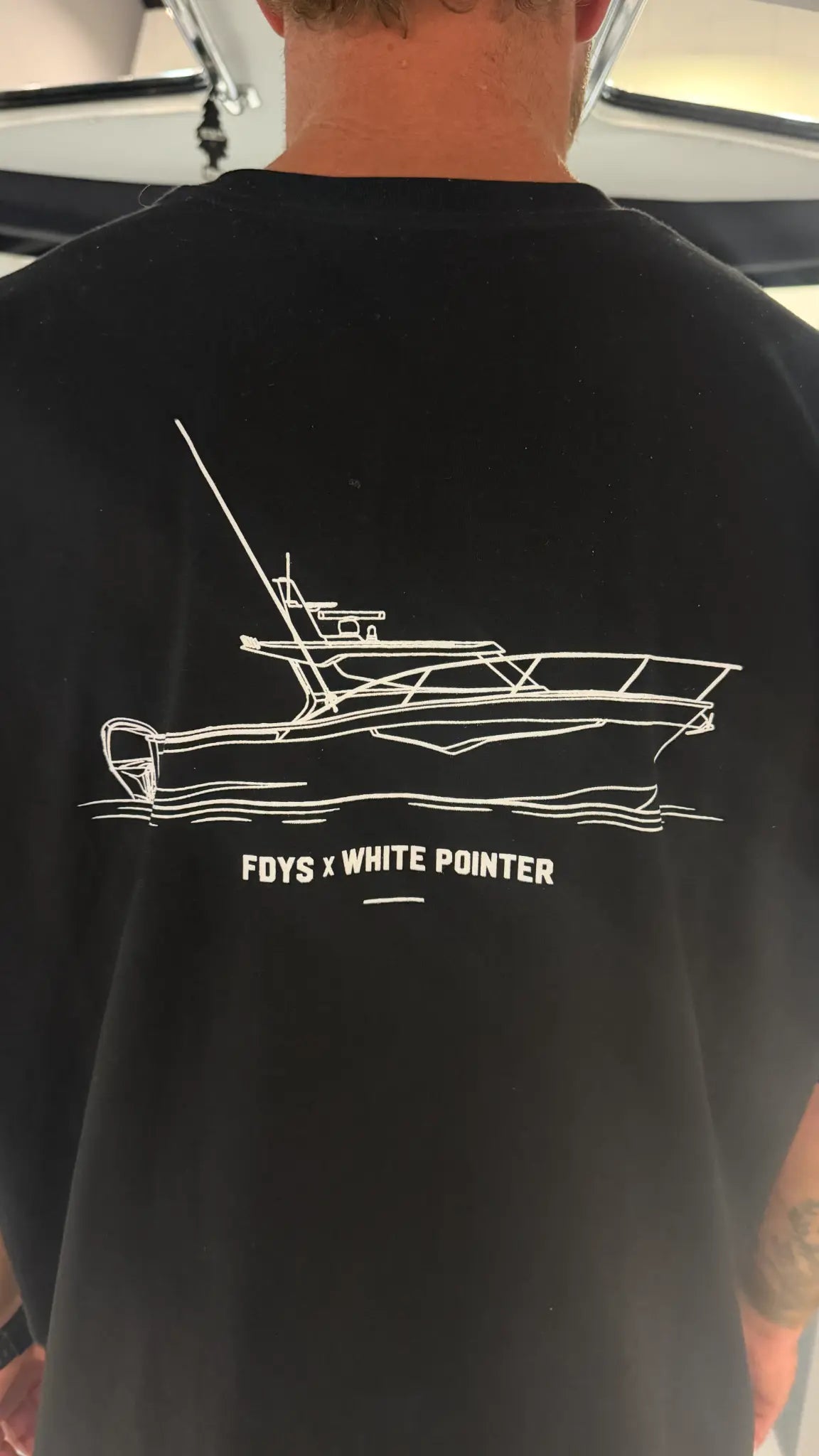 Limited Edition - FDYS × White Pointer Black Tee