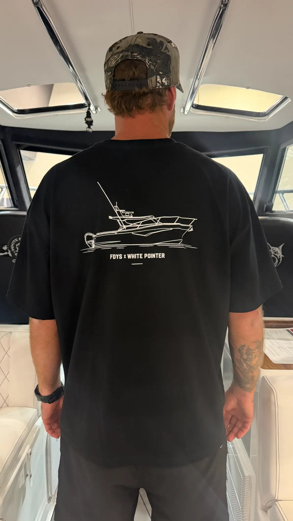 Limited Edition - FDYS × White Pointer Black Tee