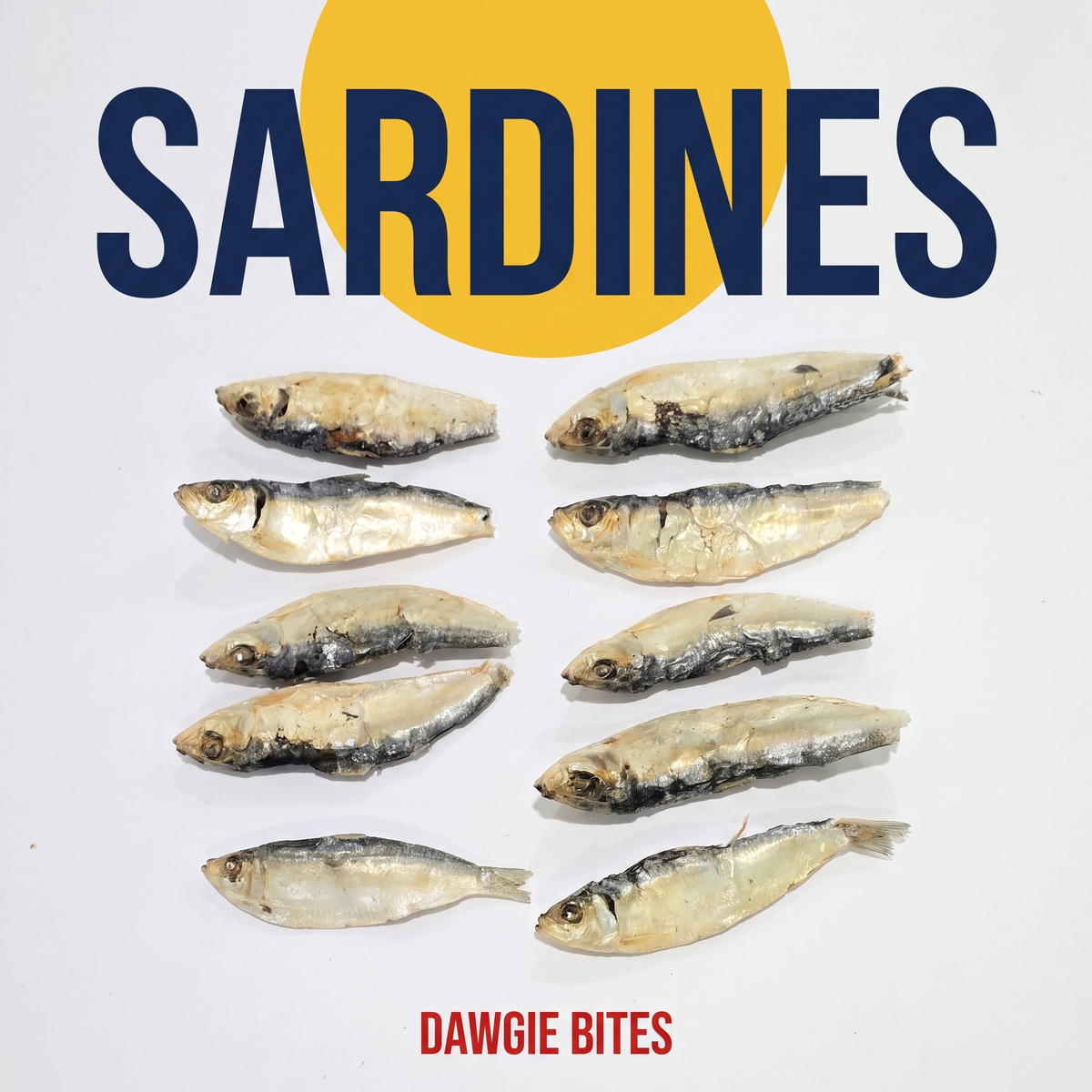 Dawgie Bites Sardines dried whole fish dog treats product image